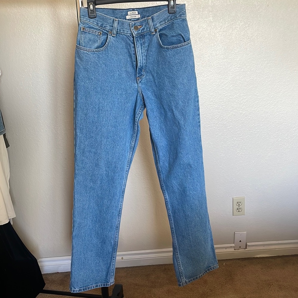 LL bean 100% cotton Jeans Made in Mexico